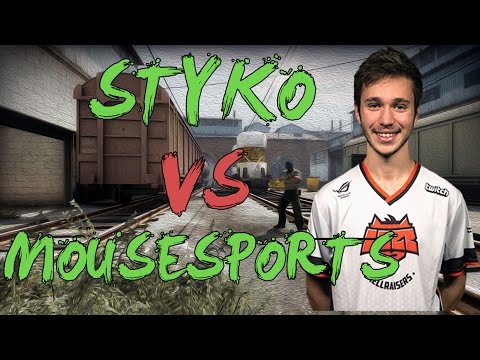CSGO: POV HellRaisers STYKO vs mousesports (29/19) train @ ESL ESEA Pro League Season 2