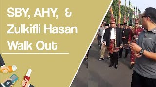 Video SBY, AHY, dan Zulkifli Hasan Walk Out dari Kampanye Damai karena Relawan Jokowi