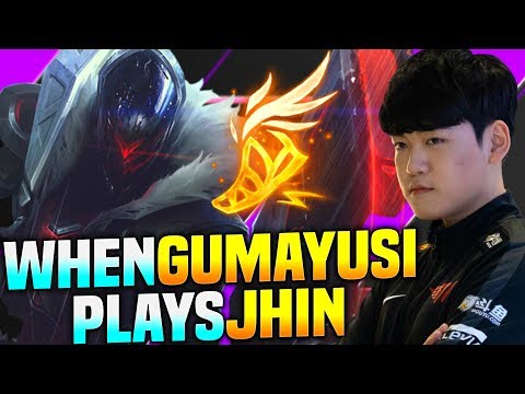 WHEN GUMAYUSI PLAYS JHIN ADC! - SKT T1 Gumayusi Plays Jhin vs Ezreal Adc! | Season 2020 KR SoloQ