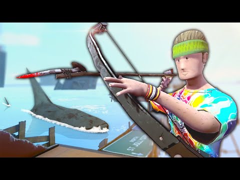 SURVIVING ON A RAFT SURROUNDED BY SHARKS - Sam & Dan Floaty Flatmates Gameplay