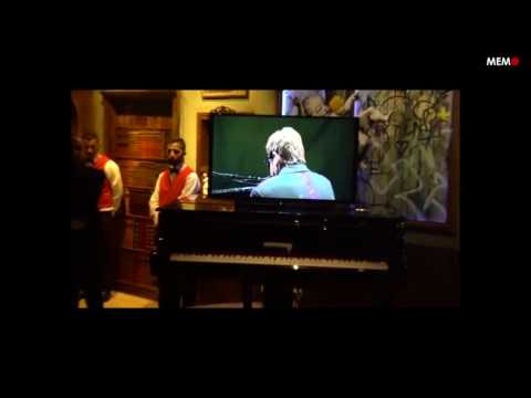 Sir Elton John opens the Banksy Walled off Hotel in occupied Bethlehem