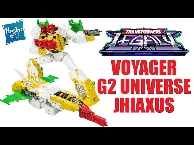 Vídeo relacionado con Transformers Juguetes Generations Legacy Clase Viajero F3058 Figura G2 Universe Jhiaxus - 17.5 cm - Edad: 8+