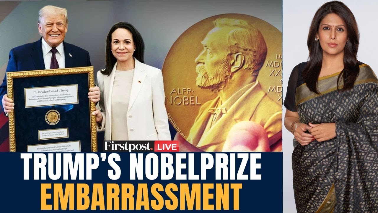 LIVE: Machado "Presents" Her Nobel Peace Prize to Trump | Vantage with Palki Sharma | N18G