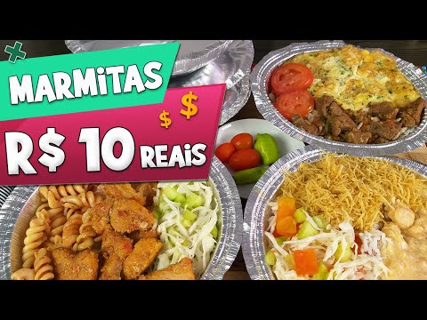 MARMITAS por R$ 10 REAIS - Como ter Lucro