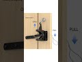 Gate Latches for Metal Gates,Self Locking Fence Gate Latch Carbon Steel Black,Gate Latch Hardware