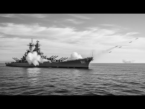 Germans Called Iowa-Class 'Obsolete' — 16-Inch Guns Hit Targets 24 Miles Away In 90 Seconds