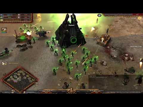 Warhammer 40k Down of War - Necron Monolith gameplay.