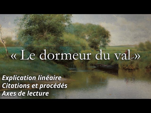 le dormeur du val analyse