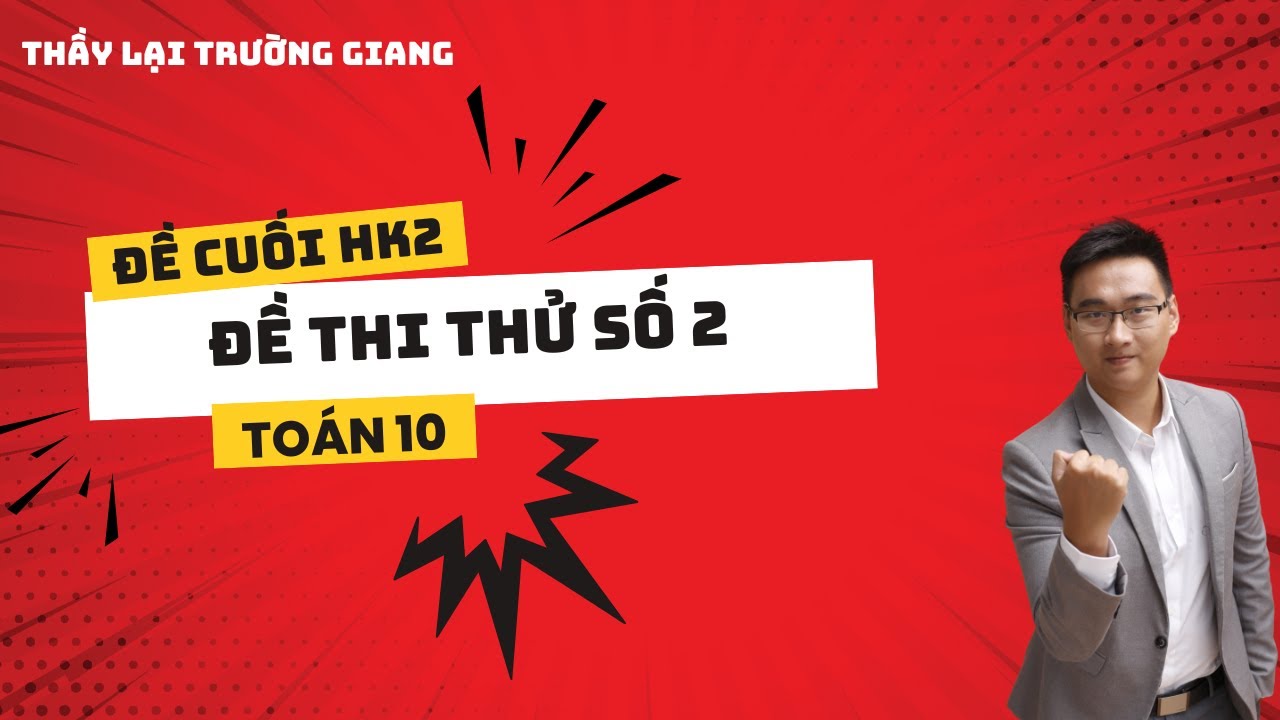 ĐỀ THI THỬ SỐ 2