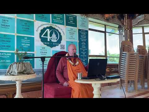 Srimad Bhagavatam class on 4.24.70, Radha Radhanath Temple, Durban, South Africa.