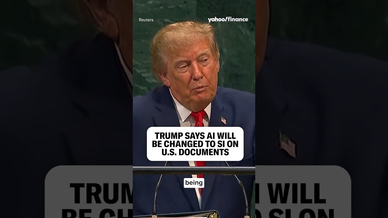 Trump announces renaming artificial intelligence to super intelligence
