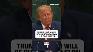 Trump announces renaming artificial intelligence to super intelligence