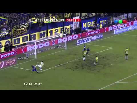 Boca 1 - Aldosivi 1 Gol de Andrés Chávez / Fecha 11 Torneo Transición 2016