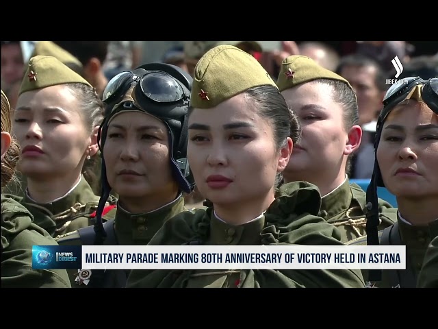 В Астане прошел военный парад в честь 80-летия Победы