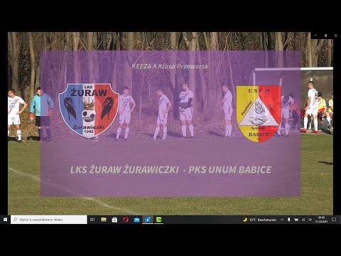Mecz KEEZA Klasa A   LKS Żuraw Żurawiczki - PKS UNUM Babice - rozegrany w dniu 30.10.2021