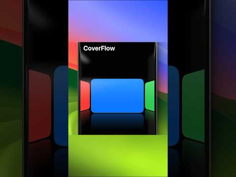 SwiftUI CoverFlow - iOS 17 - Xcode | #animation #ios thumbnail