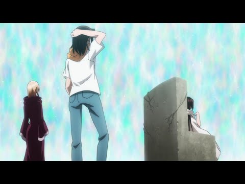 Hao Asakura confronts Anna and Yoh in the Great Spirit