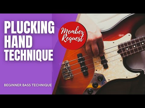 Plucking Hand Technique On Bass