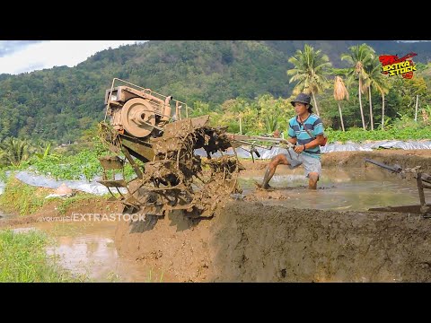 Yanmar YST Tractor Moves Land Via Steep Descendants Immediately Continues to Work