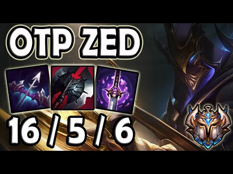 OTP Zed vs Yasuo [ MID ] Lol Challenger NA✔️