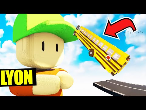 STUMBLE GUYS GIGANTE CONTRO AUTO SU TEARDOWN!!