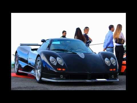 Horacio Pagani with personal Pagani Zonda C12-S