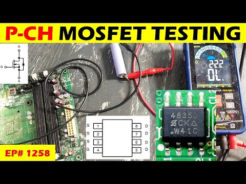 4835 „P-Kanal“-MOSFET-Test im Schaltkreis