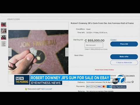 You Can Buy Robert Downey Jr.’s Chewed Gum For $40,000