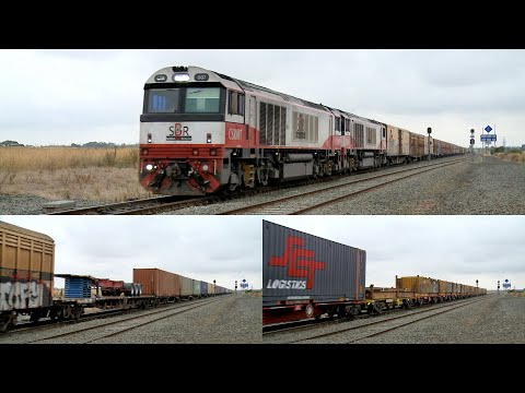 102 Wagon SCT 6PM9 Mixed Freight Train (1/3/2022) - PoathTV Australian Railways