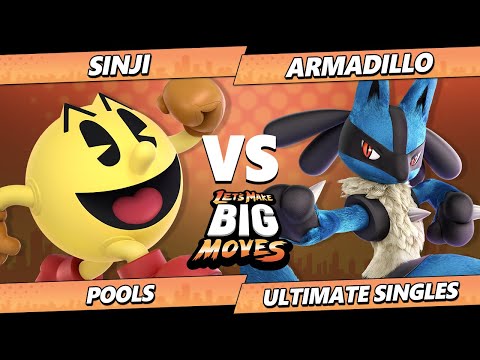 LMBM 2023 - Sinji (Pac-Man) Vs Armadillo (Lucario) SSBU Ultimate Tournament