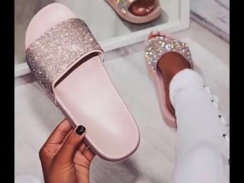 Faça você mesma - Chinelo Slide com Strass