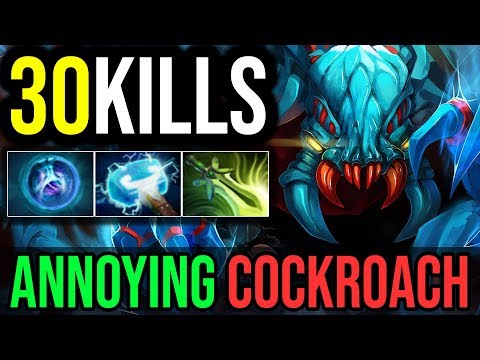 WTF IS THIS COCKROACH 30KILLS [Weaver] Someone Kill This Creature Please 7.18 | Dota 2 Highlights