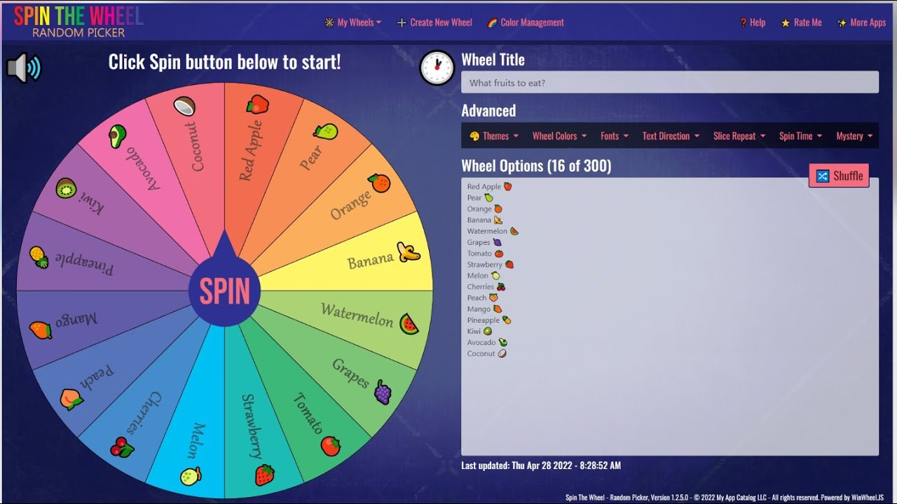 Spin the Wheel - Random Picker App Tutorial (Microsoft Store)