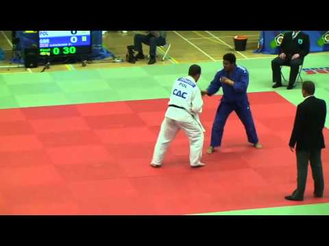 Peter Cousins takes on Tomasz Domanski in the -100kg final of the 2012 London British Open