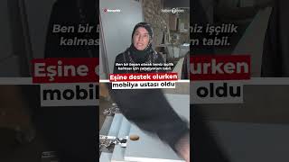 Eşine destek olurken mobilya ustası oldu