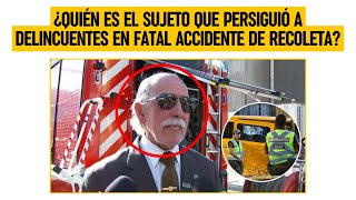 ¿Quién es el SUJETO QUE PERSIGUIÓ a delincuentes en fatal accidente de RECOLETA?