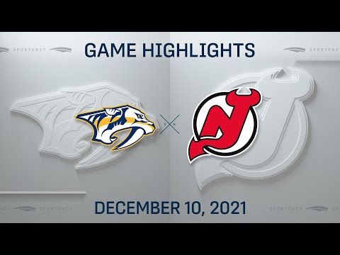 NHL Highlights | Predators vs. Devils - Dec 10, 2021