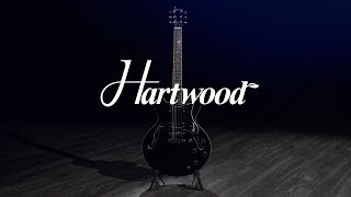 Video thumbnail for Hartwood Revival Semi Acoustic Guitar, Jet Black | Gear4music demo by Gear4music Guitars