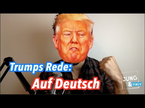 Trumps Rede: Auf Deutsch