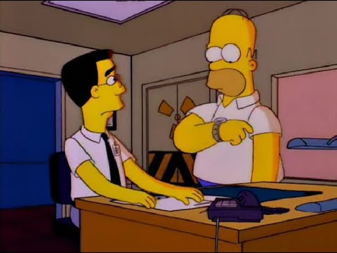 Frank Grimes und Homer - The Simpsons S08E23 - Homer hatte einen Feind [Deutsch/German]