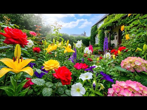 Home Garden Sanctuary | Relaxing Garden Tour & Nature Escape