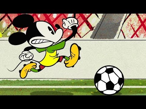 O Futebol Classico | A Mickey Mouse Cartoon | @disneykids