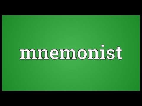 Mnemonist Meaning