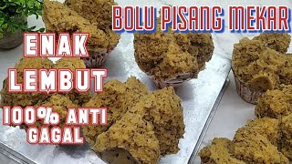 Download lagu RESEP MUDAH BUAT BOLU PISANG MEKAR KUKUS‼️ enak lembut dan anti gagal✅ mp3