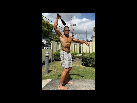 Day 343 FitPro Hawaii Workout - Clubbell Swipes + Windmills - April 26, 2021, 2:09 pm