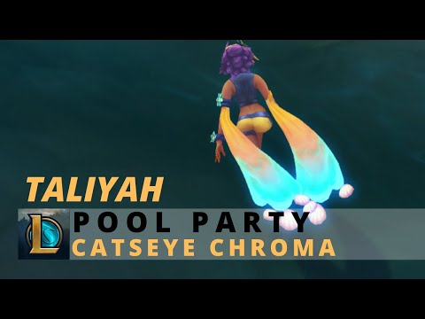 Pool Party Taliyah Catseye Chroma - League Of Legends