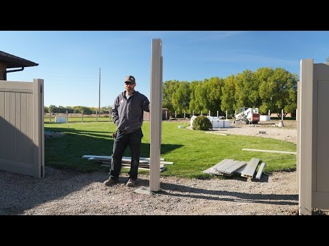 We Built A Secret Extra-Wide "Gate" In This Fence