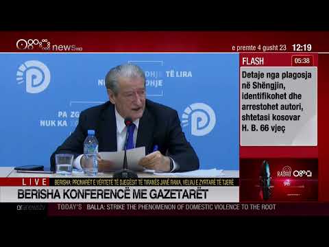 Edicioni informativ - 04 Gusht 2023 - Ora 12:00 - Ora News