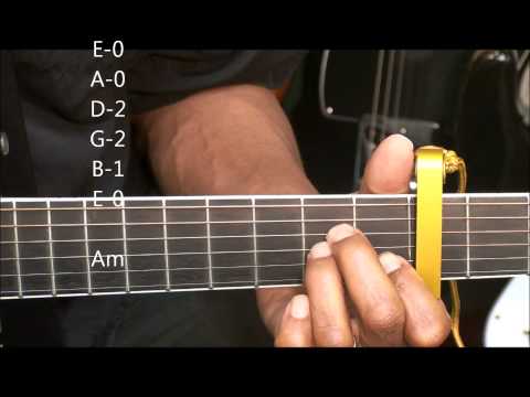 Guitar Chord Form Tutorial #216 David Guetta Style Shapes Ne Yo Akon @EricBlackmonGuitar