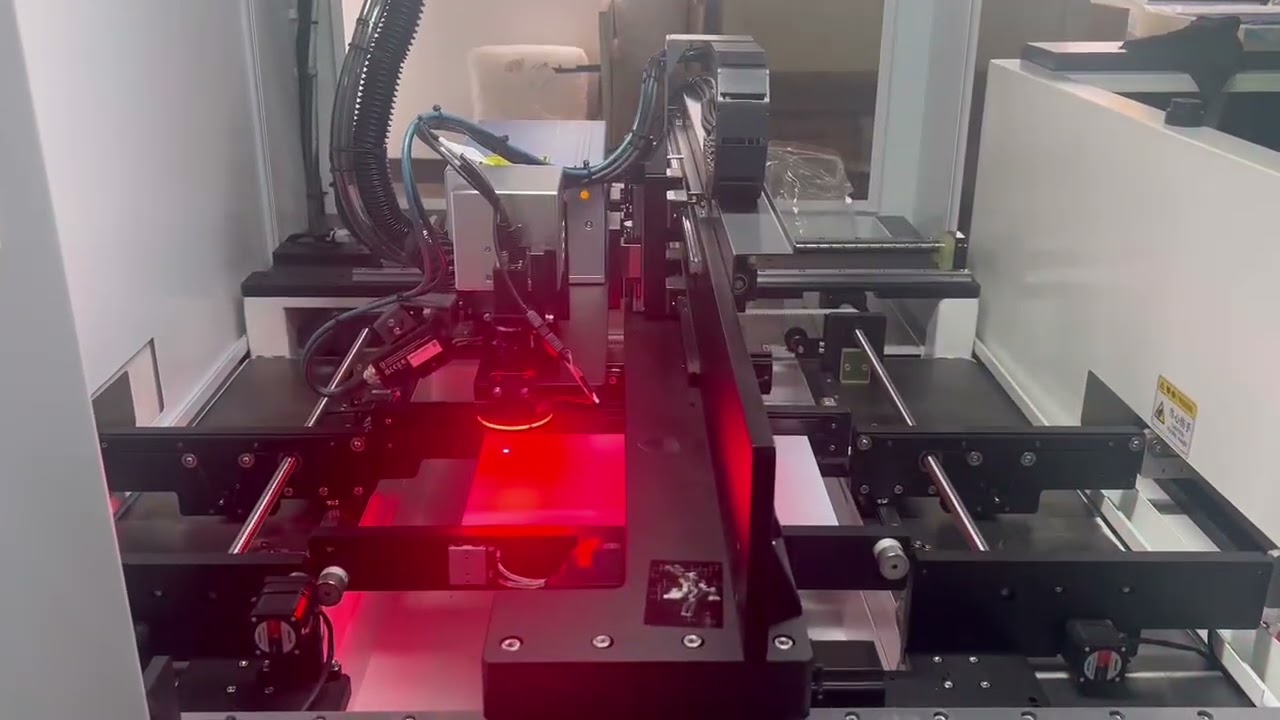 PCB QR Code Laser Marking Machine for SMT Lines  High Speed & Precision Marking with Vision Alignmen